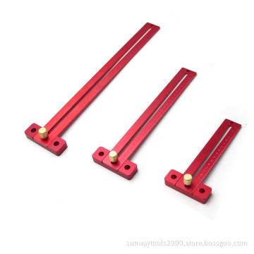 Crossed Ruler Woodworking T Type Scriber Ruler